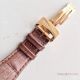 Swiss 3120 Replica Audemars Piguet Royal Oak Rose Gold Brown Leather (8)_th.jpg